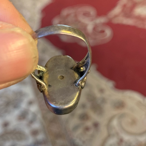 Sterling jasper ring - Picture 3 of 4